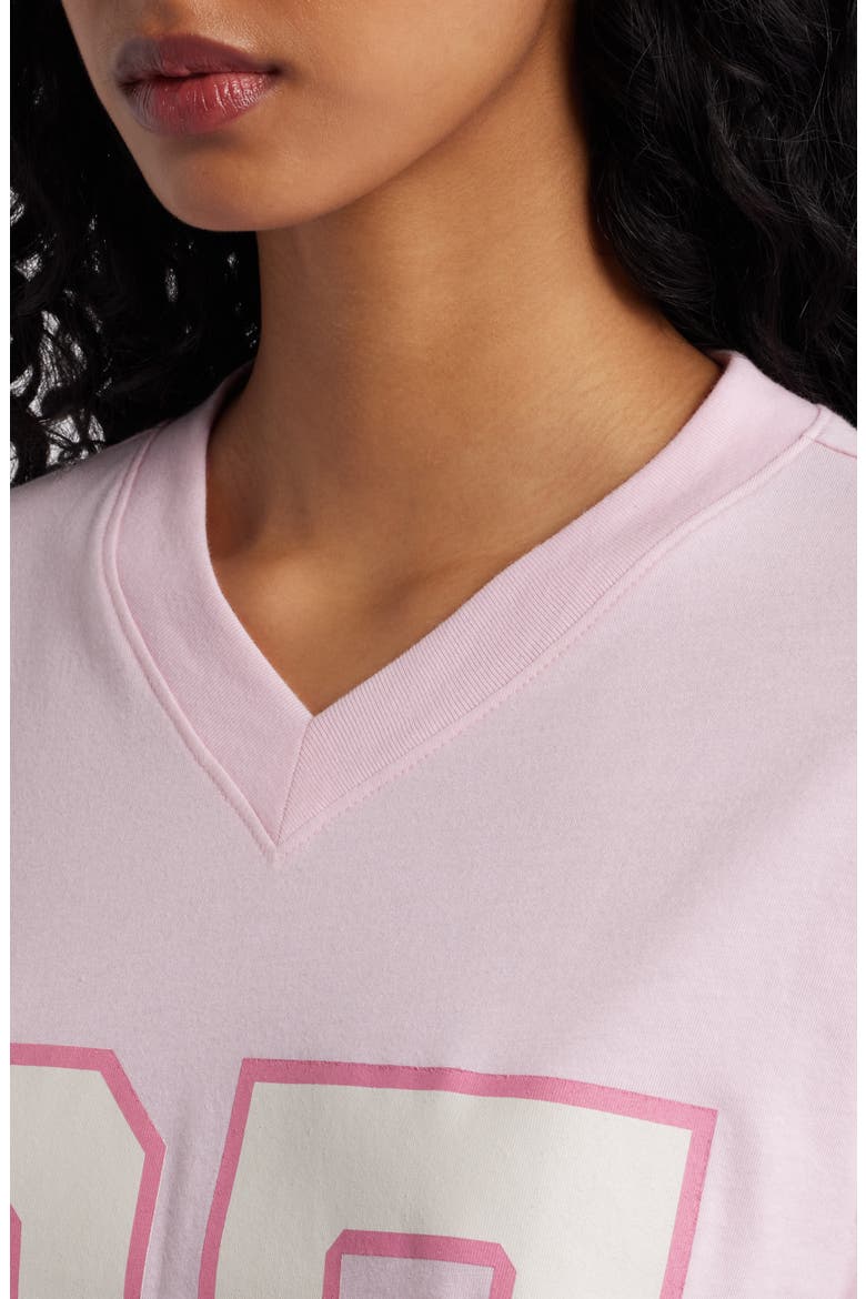 05 V-Neck Graphic T-Shirt, Alternate, color, PINK