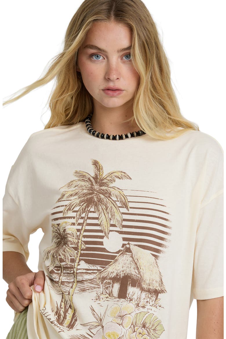 Will Find Me Here Oversize Cotton Graphic T-Shirt, Alternate, color, WHITE CAP