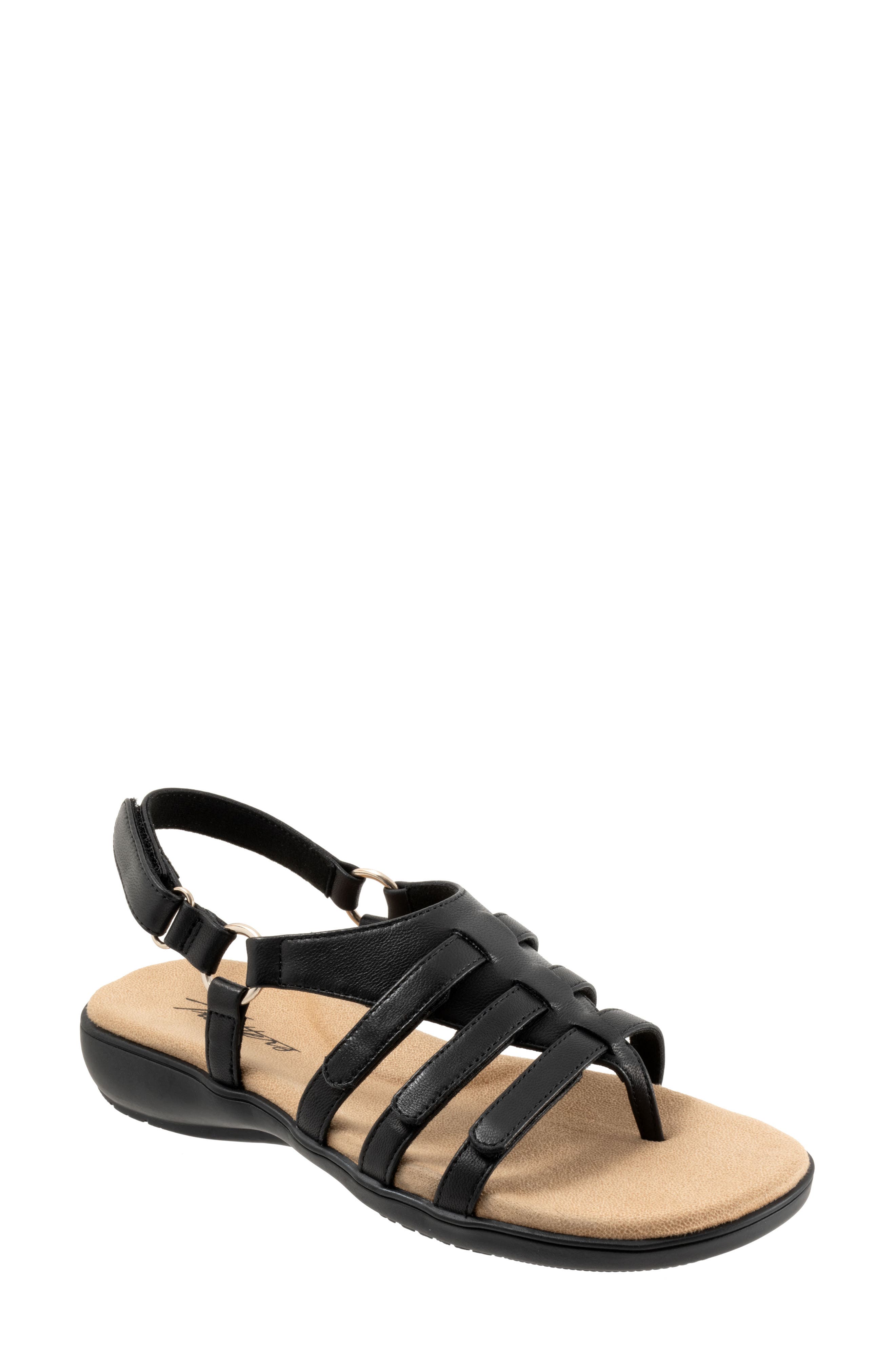 Trotters Ria Slingback Sandal, Main, color, Black