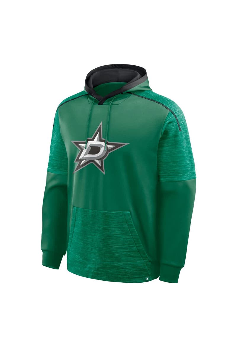 Men's Fanatics Kelly Green Dallas Stars Goaltender Defender Pullover Hoodie, Alternate, color, Kelly Green