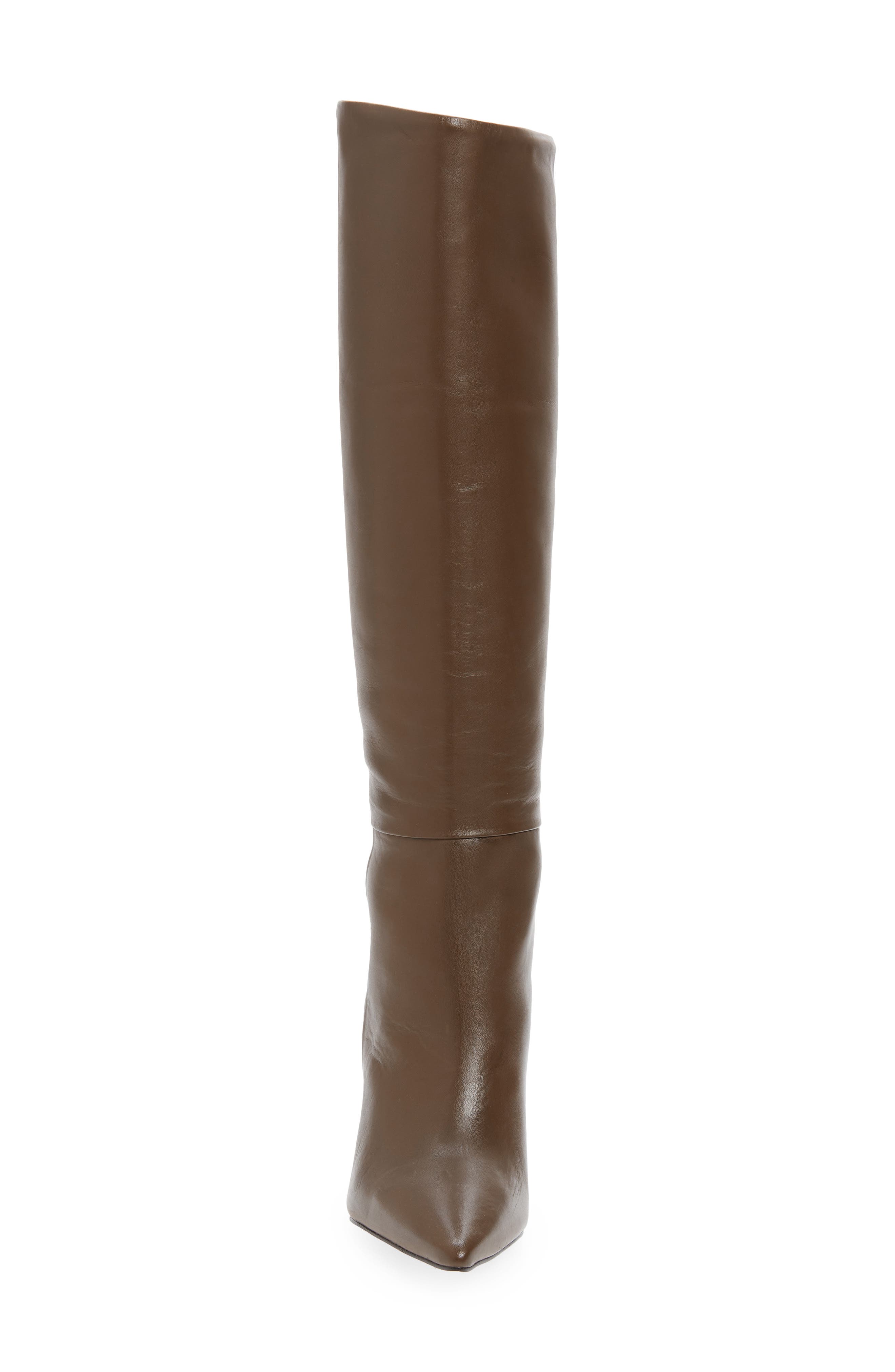 Handles Knee High Boot, Alternate, color, OLIVE LEATHER