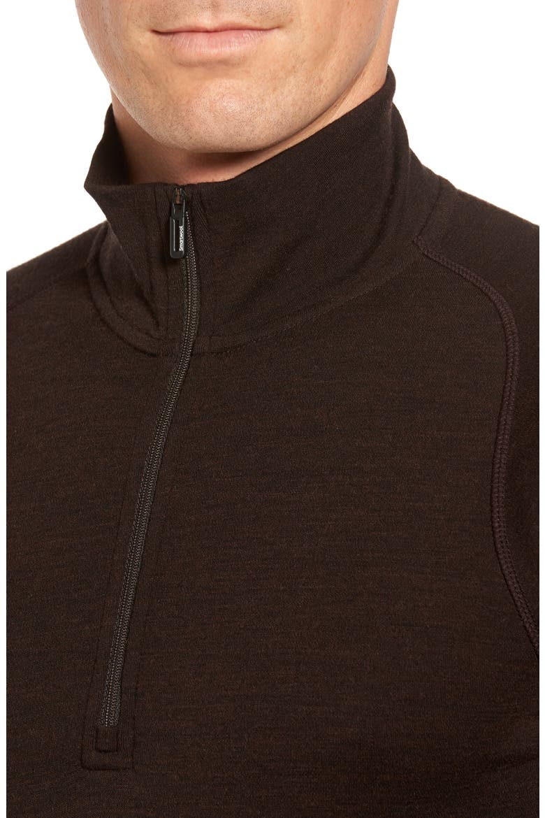 Merino 250 Base Layer Quarter Zip Pullover, Alternate, color, SUMATRA HEATHER
