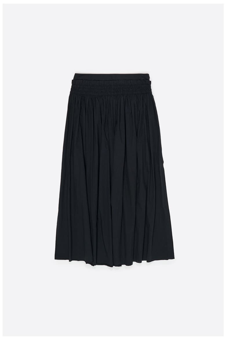 A-Line Maxi Slit Skirt, Alternate, color, BLACK