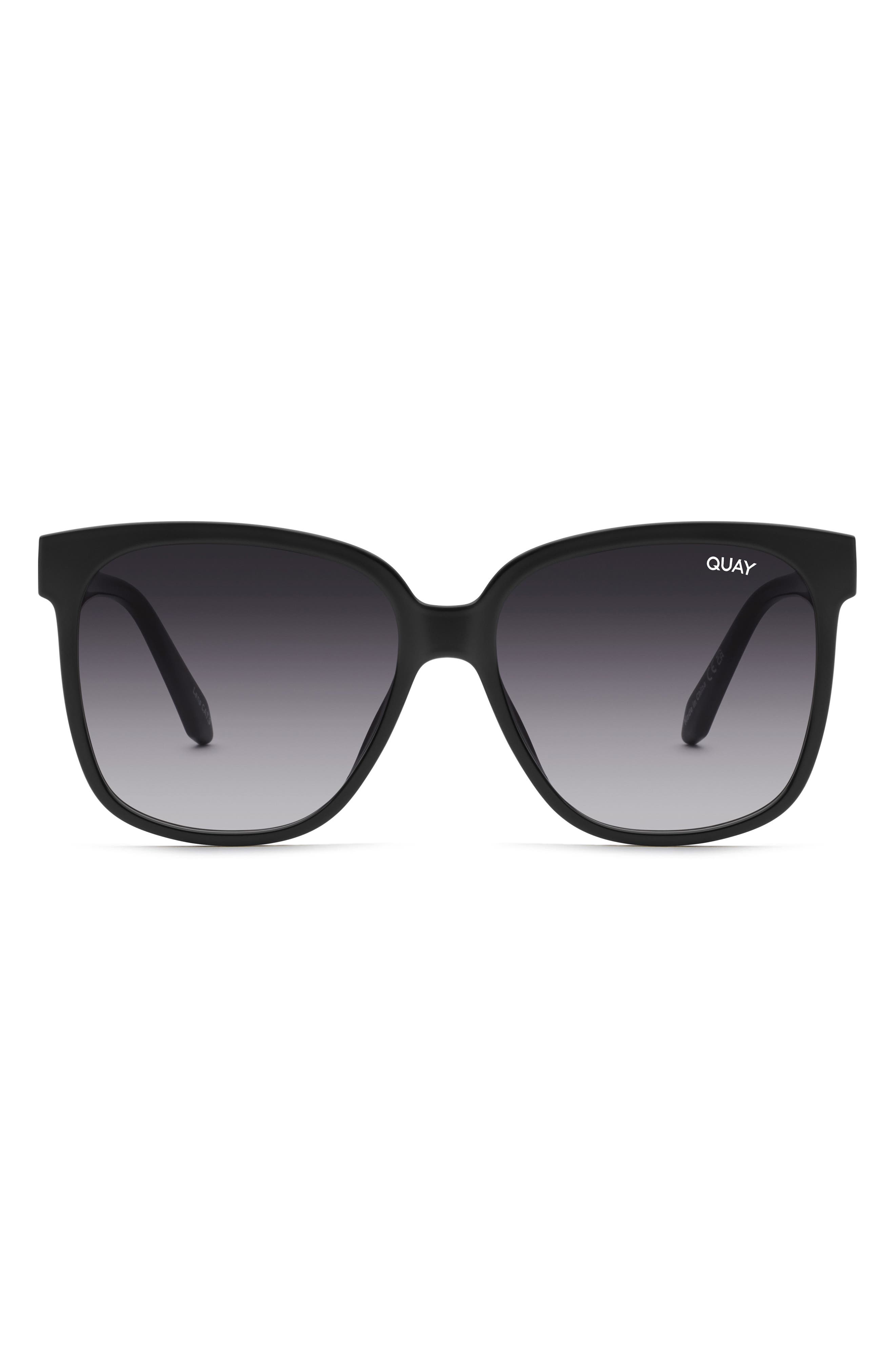 QUAY Wide Awake 59mm Square Sunglasses