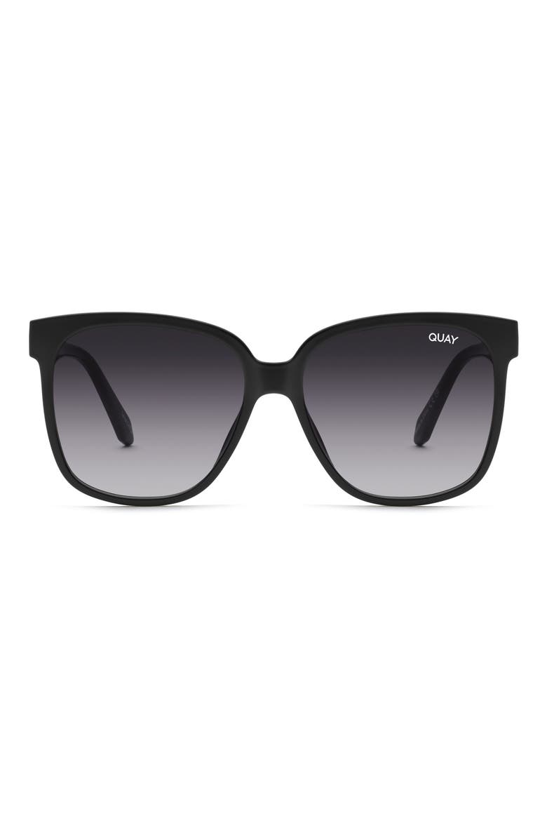 Wide Awake 59mm Square Sunglasses, Main, color, BLACK/ SMOKE