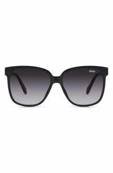 QUAY Wide Awake 59mm Square Sunglasses