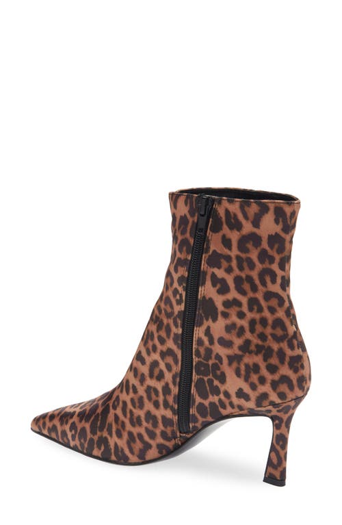 Steve Madden Leena Pointed Toe Bootie In Leopard