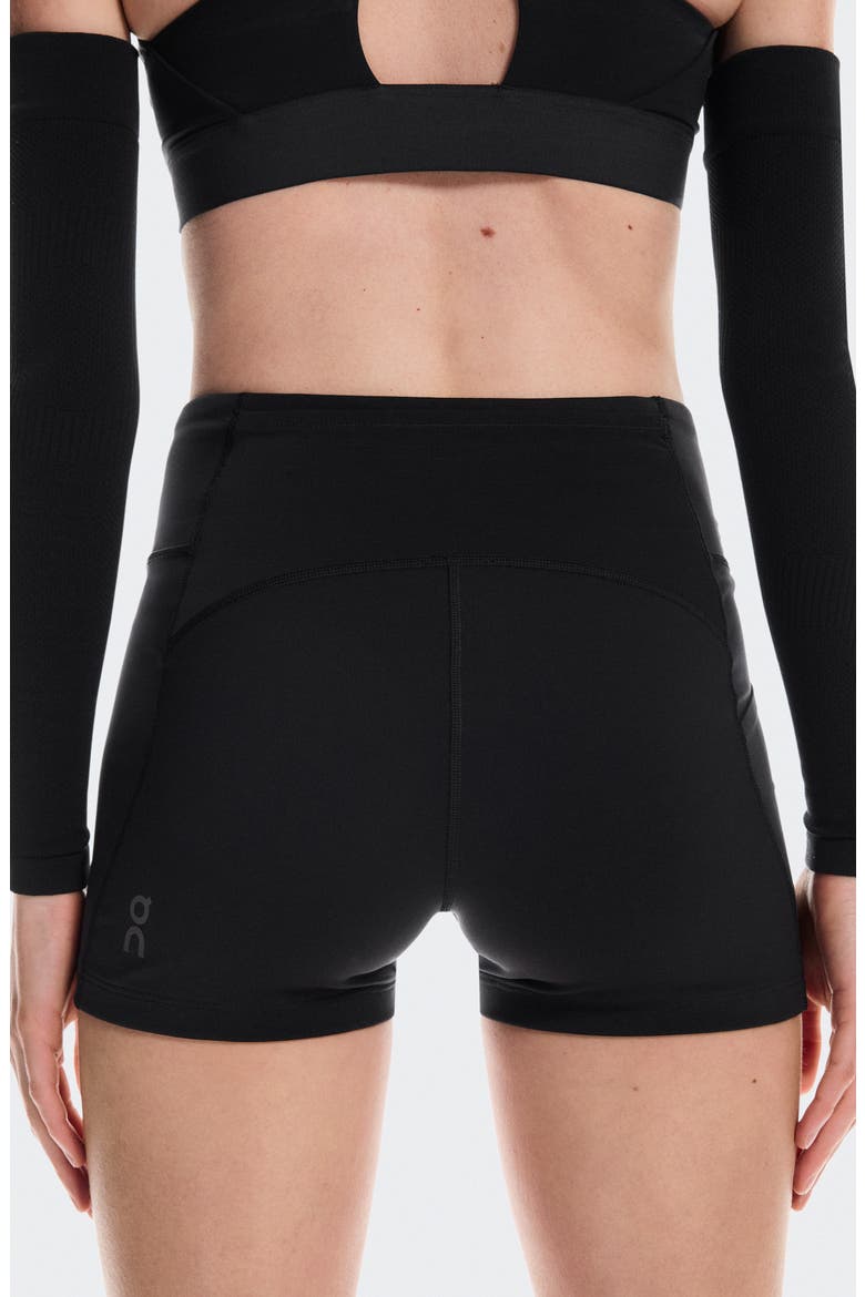 Performance Bike Shorts with Pockets, Alternate, color, BLACK