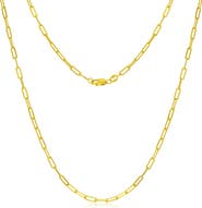 SIMONA 14k Gold Fill Paperclip Necklace