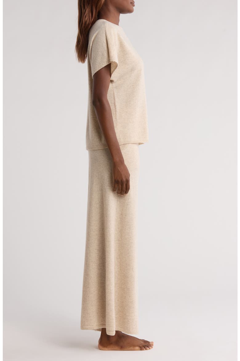 Cashmere Lounge Set, Alternate, color, BEIGE OATMEAL LIGHT HEATHER