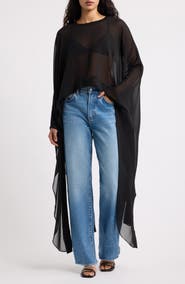 Dressed in Lala Silver Springs Cape Sleeve Top