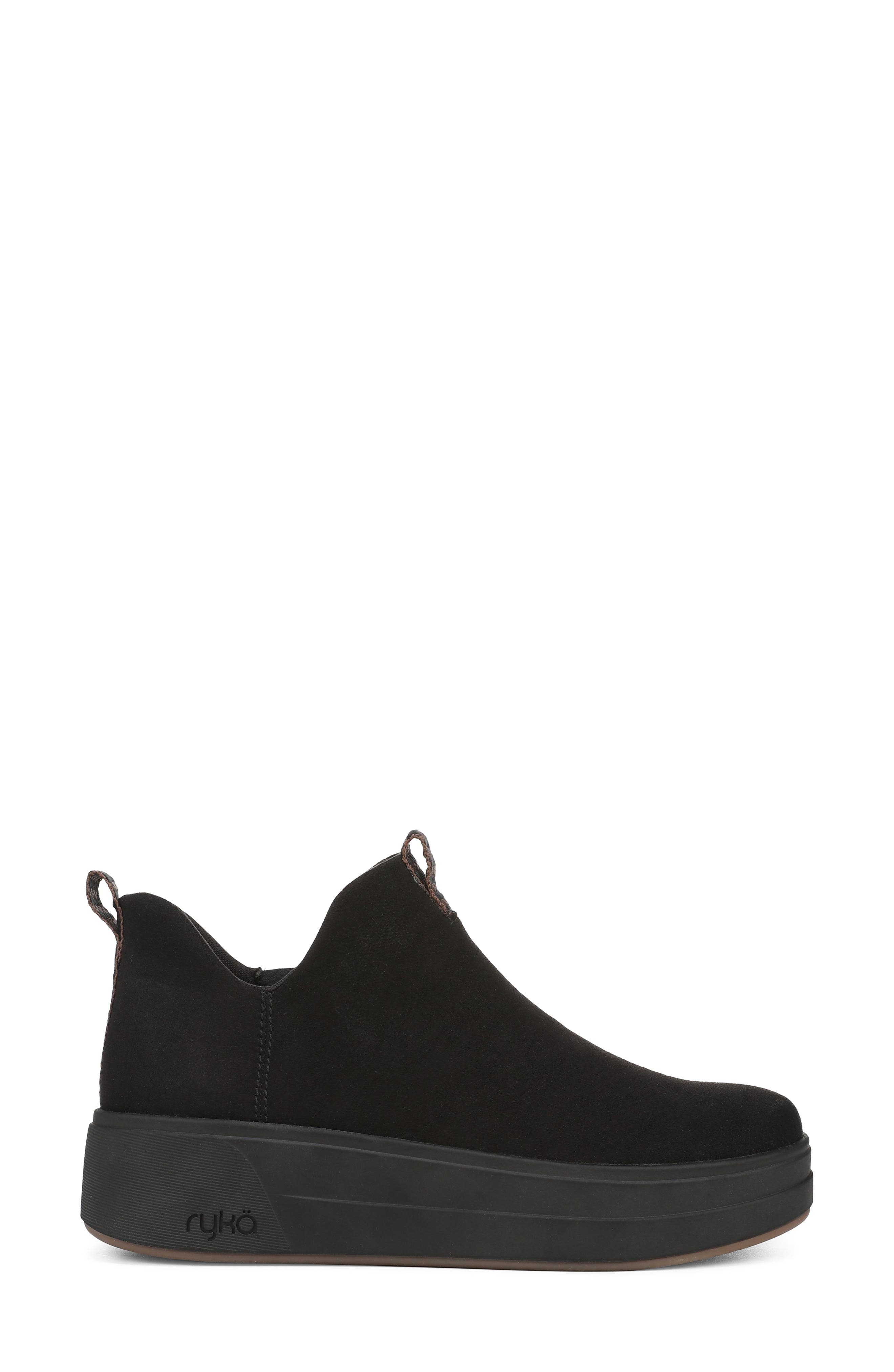 Vivie Short Boot, Alternate, color, BLACK / BLACK