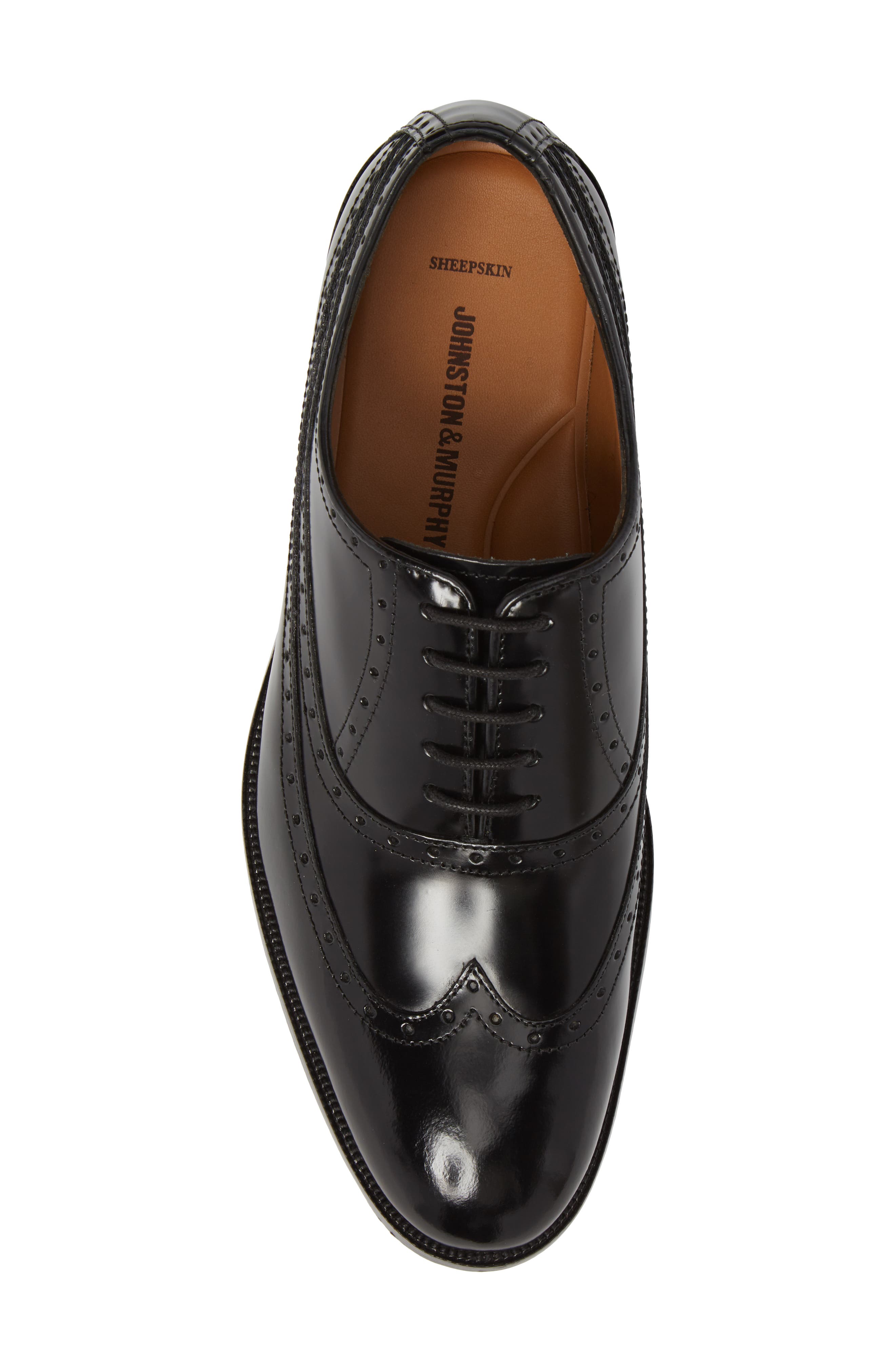 Johnston & Murphy Bradford Wingtip Oxford, Alternate, color, 