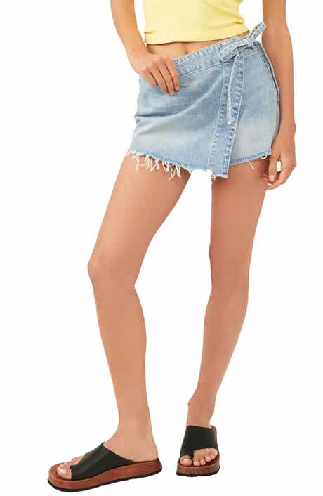 Emmy Nonstretch Denim Skort