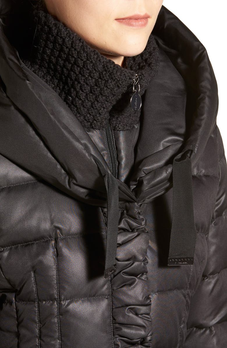T Tahari 'Olivia' Down Walking Coat, Alternate, color,