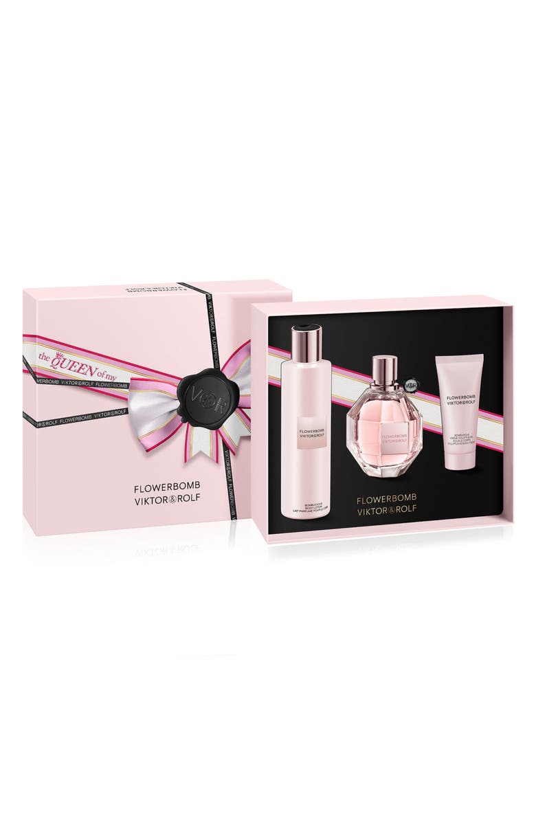 Viktor&Rolf Flowerbomb 3-Piece Perfume Gift Set $256 Value, Alternate, color,