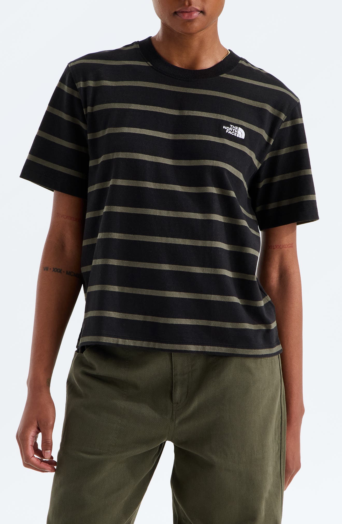 TNF BLACK TNF OPEN STRIPE