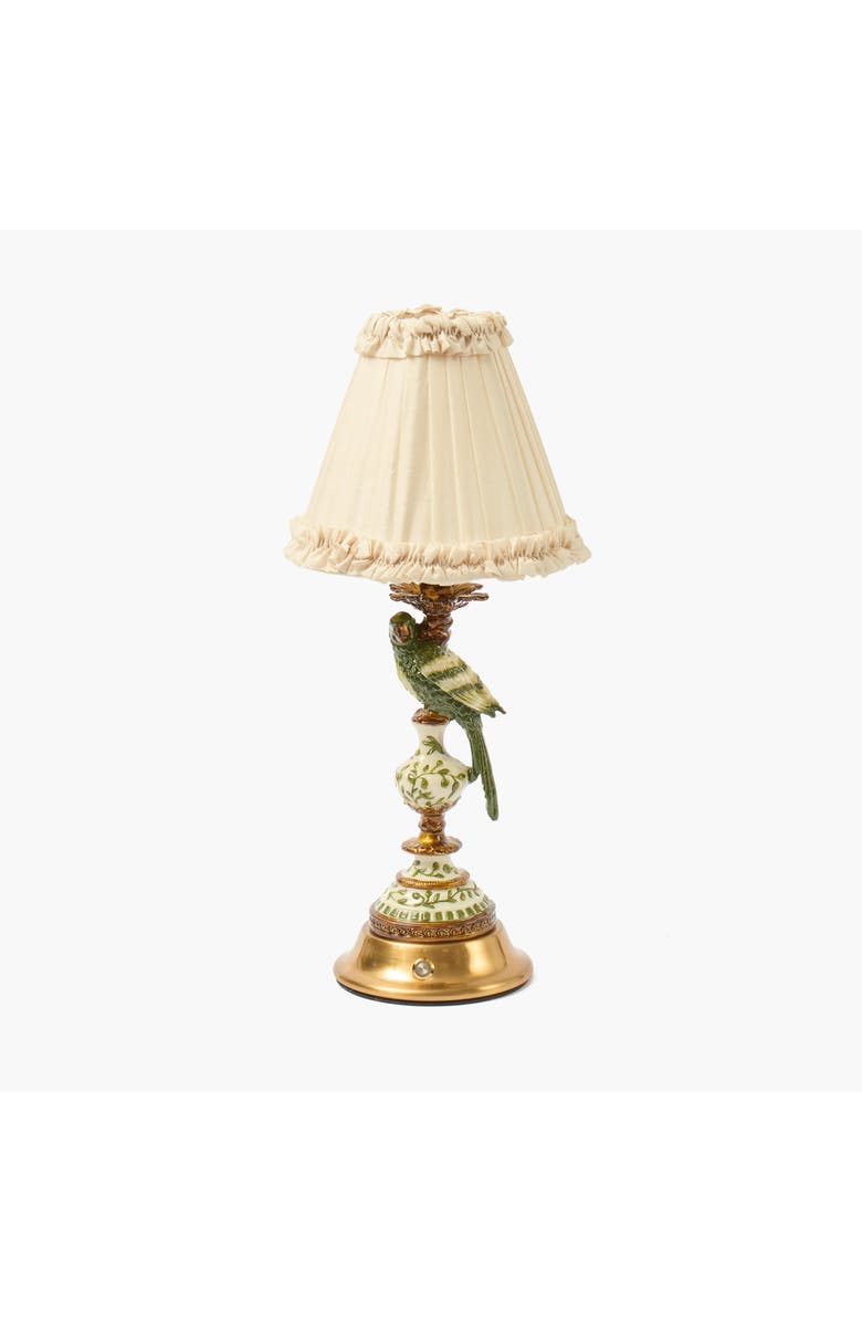 Mrs. Alice Frilled Silk Lampshade, Alternate, color, Cream