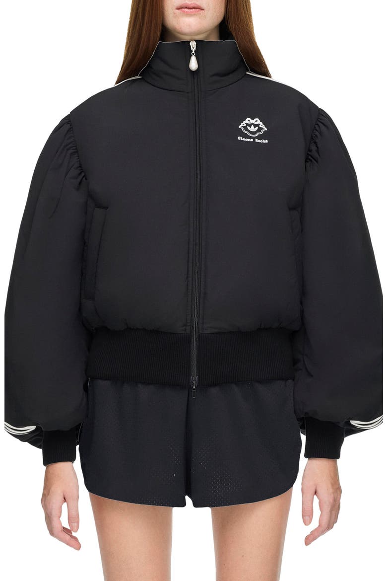 x Simone Rocha Puff Jacket, Main, color, BLACK