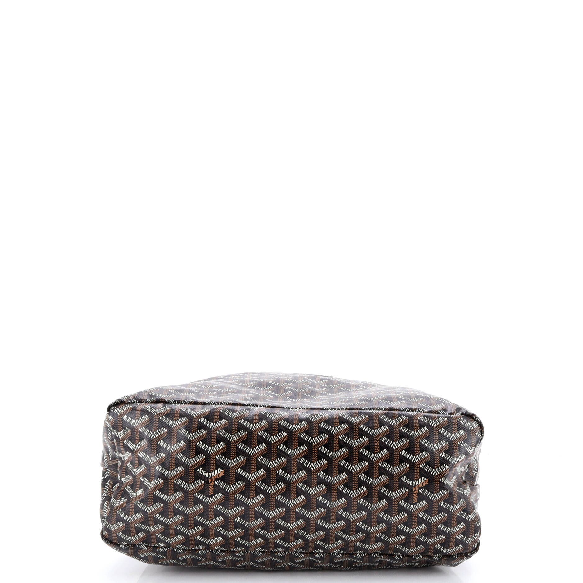 Pre-Owned Goyard Boheme Hobo Coated Canvas, Alternate, color, Brown