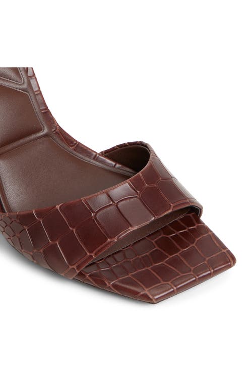 Aldo Harmonious Ankle Strap Sandal In Brown