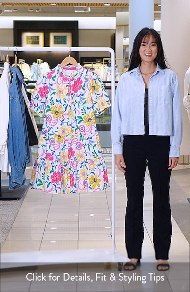 Kress Floral Domis Minidress, sales video thumbnail