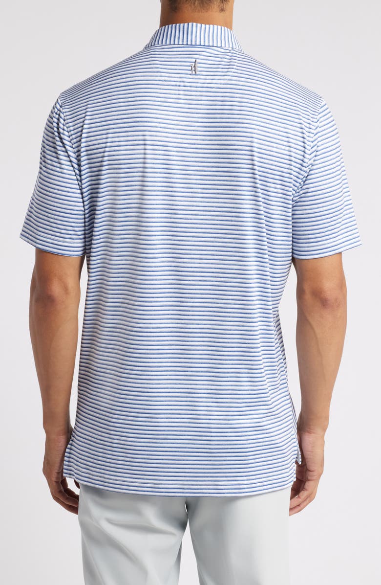 johnnie-O Warwick Stripe PREP-FORMANCE Polo, Alternate, color, Seal