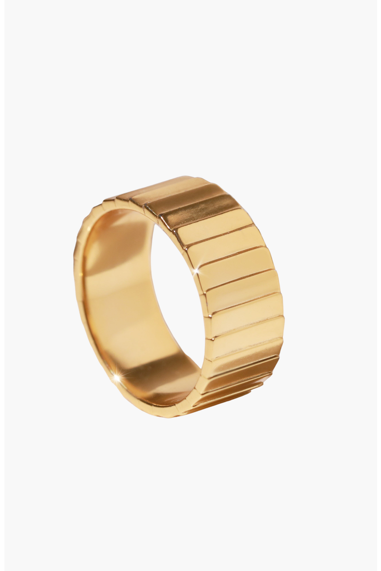 Infinity Ring, Alternate, color, Vermeil / Yellow