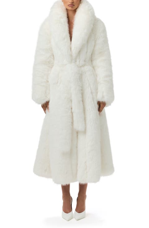 Pelted Faux Fur Coat