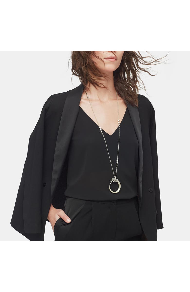 John Hardy Legends Naga Long Pendant Necklace, Alternate, color, 