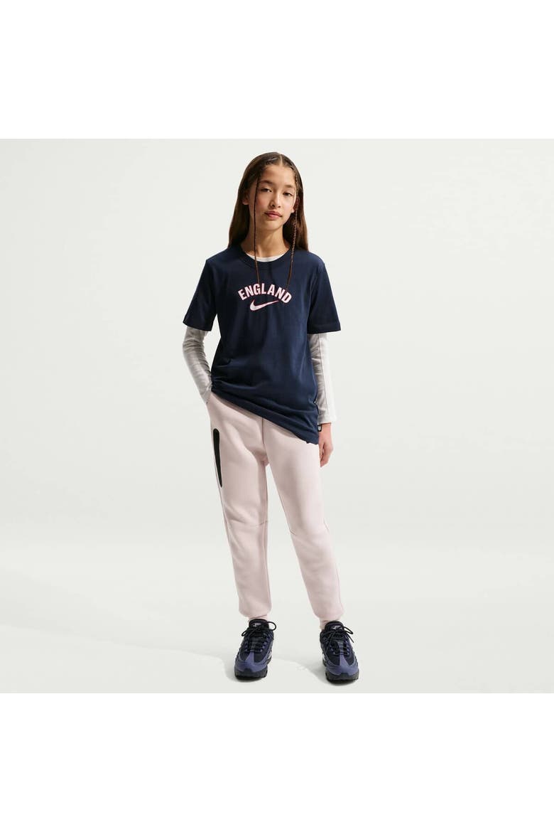 Youth Nike Navy England National Team Wordmark T-Shirt, Main, color, Navy