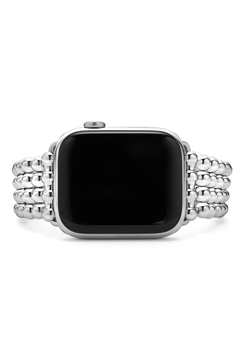 Smart Caviar Apple Watch® Watchband, Alternate, color, SILVER