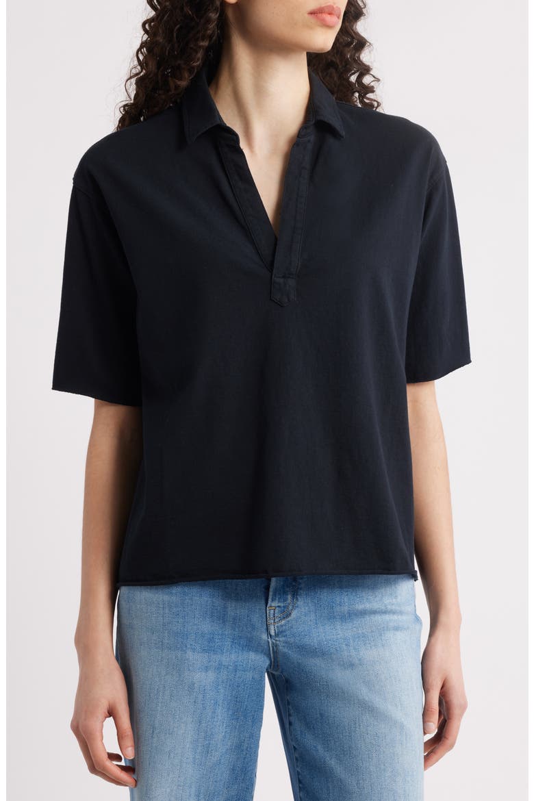 Patty Short Sleeve Henley, Main, color, BRITISH ROYAL NAVY