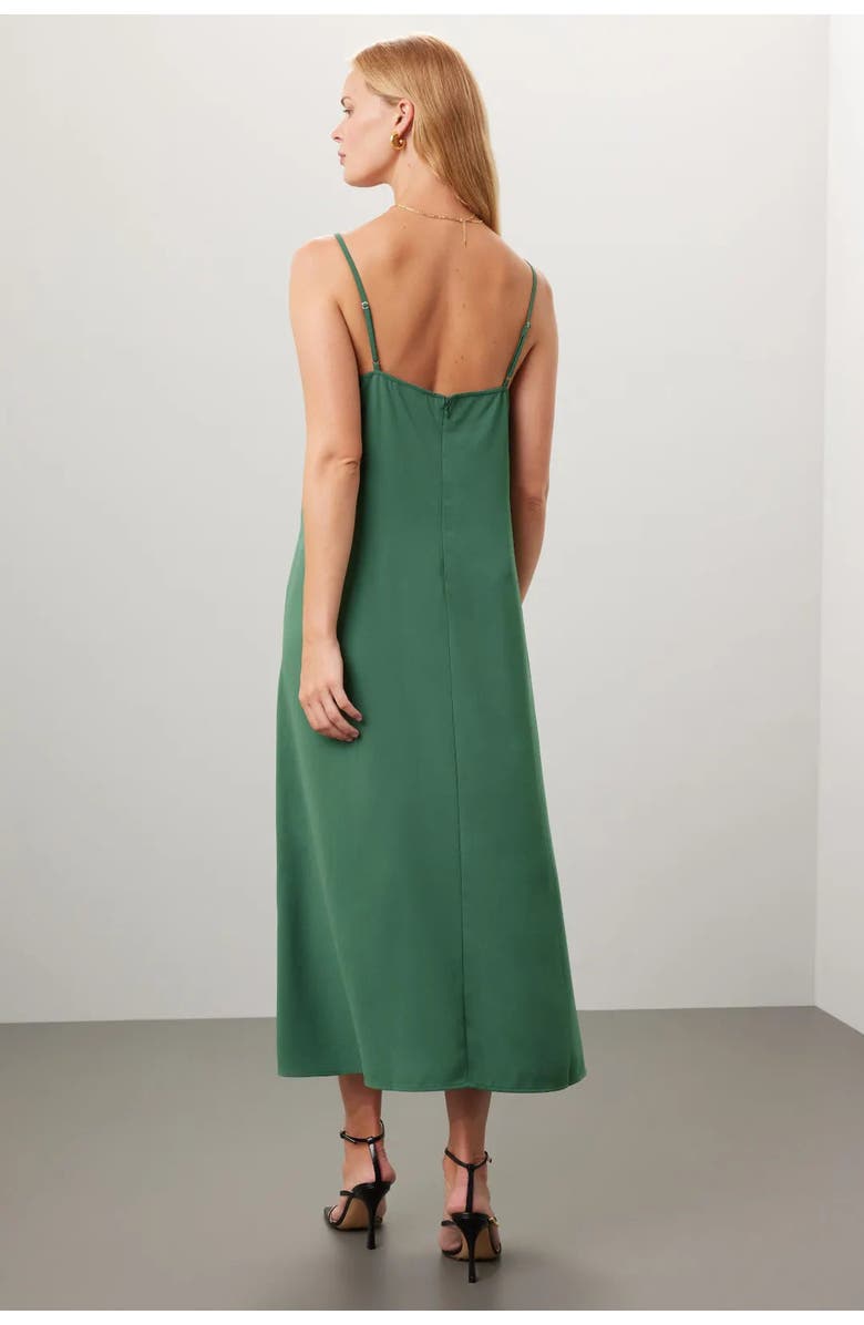Emilia George Victoria Slip Dress, Alternate, color, Green