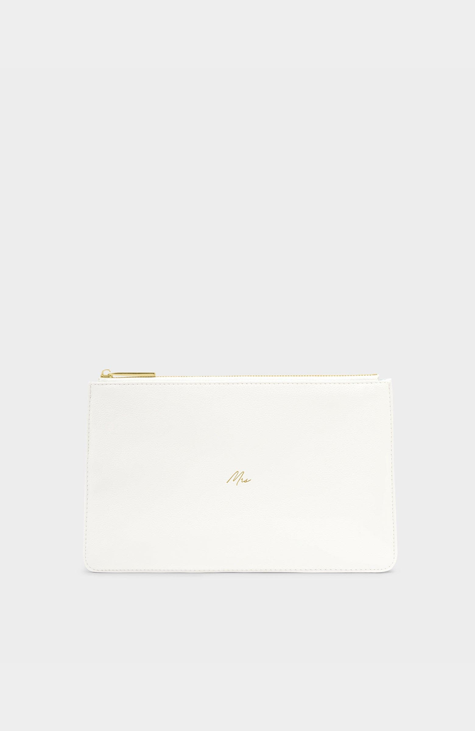 Bridal Sentiment Pouch, Main, color, Mrs