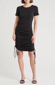 Tart Zinnia Drawstring Seam Cotton Dress