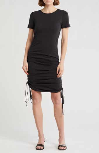 Tart Zinnia Drawstring Seam Cotton Dress