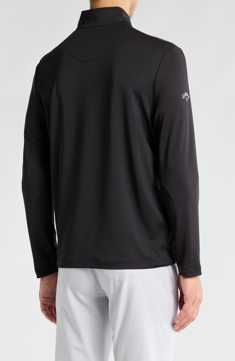 Callaway Quarter Zip Pullover, Alternate, color, Caviar