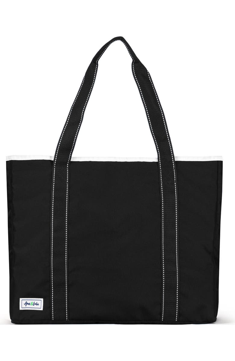 Ame & Lulu Sun & Sea Tote, Main, color, Black