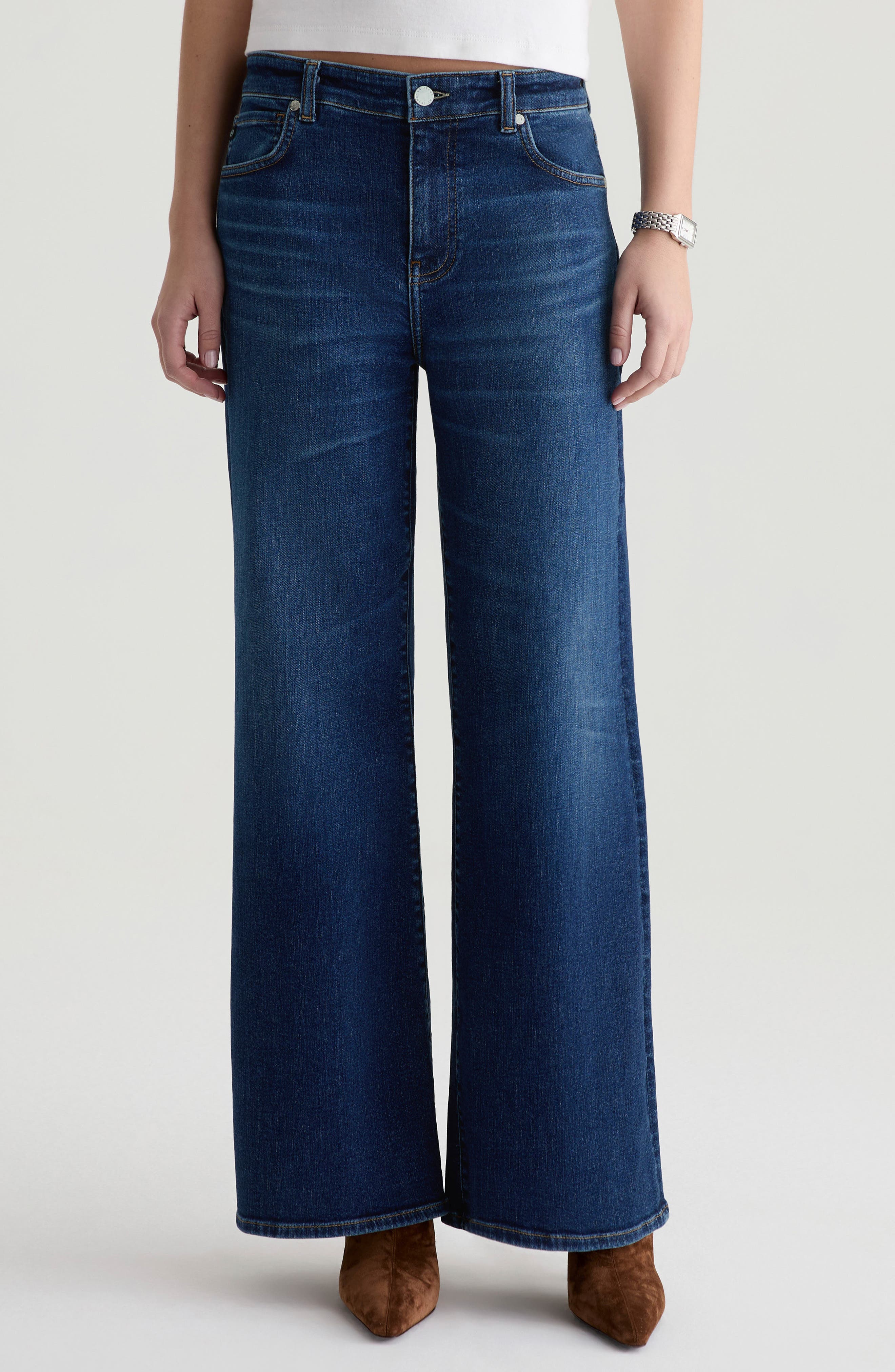 Saige High Waist Wide Leg Jeans