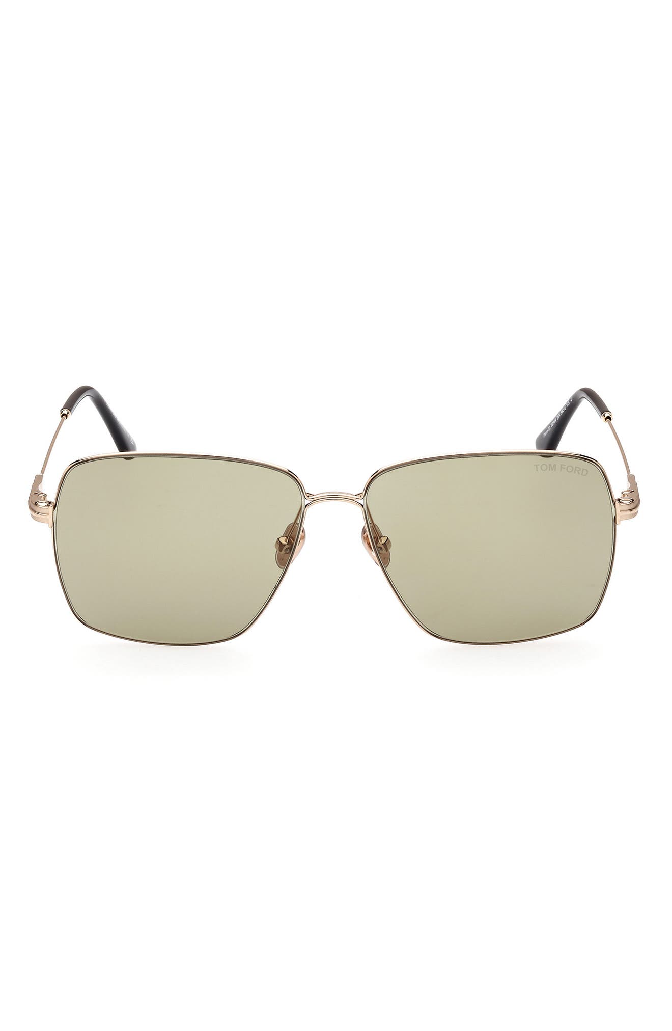 TOM FORD 58mm Square Sunglasses
