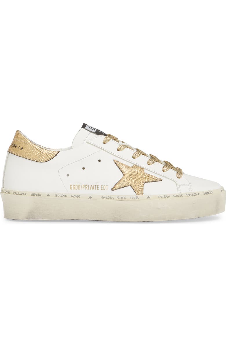 Golden Goose Hi Star Metallic Platform Sneaker, Alternate, color,