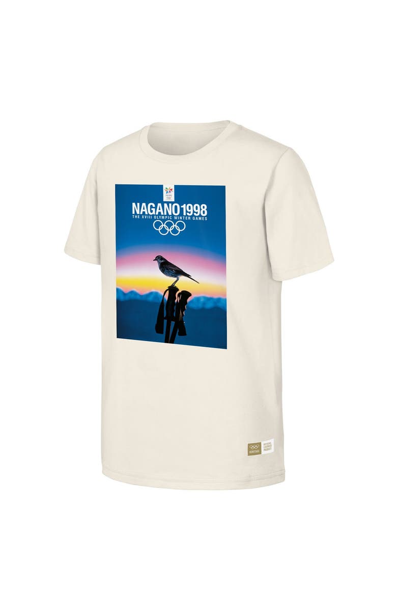 Outerstuff Men's  Natural 1998 Nagano Games Olympic Heritage T-Shirt, Alternate, color, 