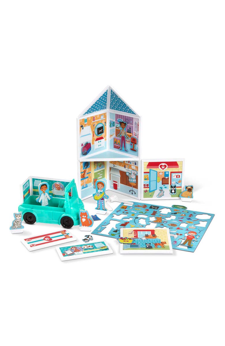 Melissa & Doug Magnetivity Pet Center Magnet Building Playset, Alternate, color, 