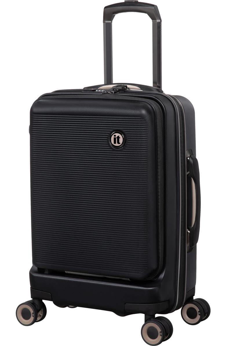 IT LUGGAGE Rapidity 21-Inch Hardside Spinner Carry-On, Main, color, Black