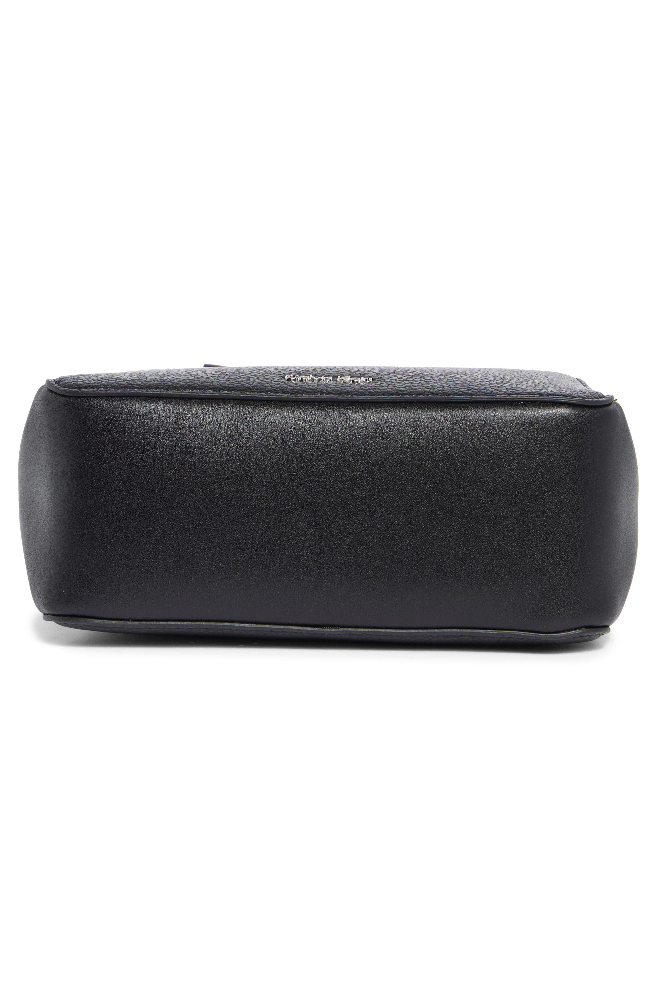 Calvin Klein Akari Crossbody Bag, Alternate, color, Black/ Silver