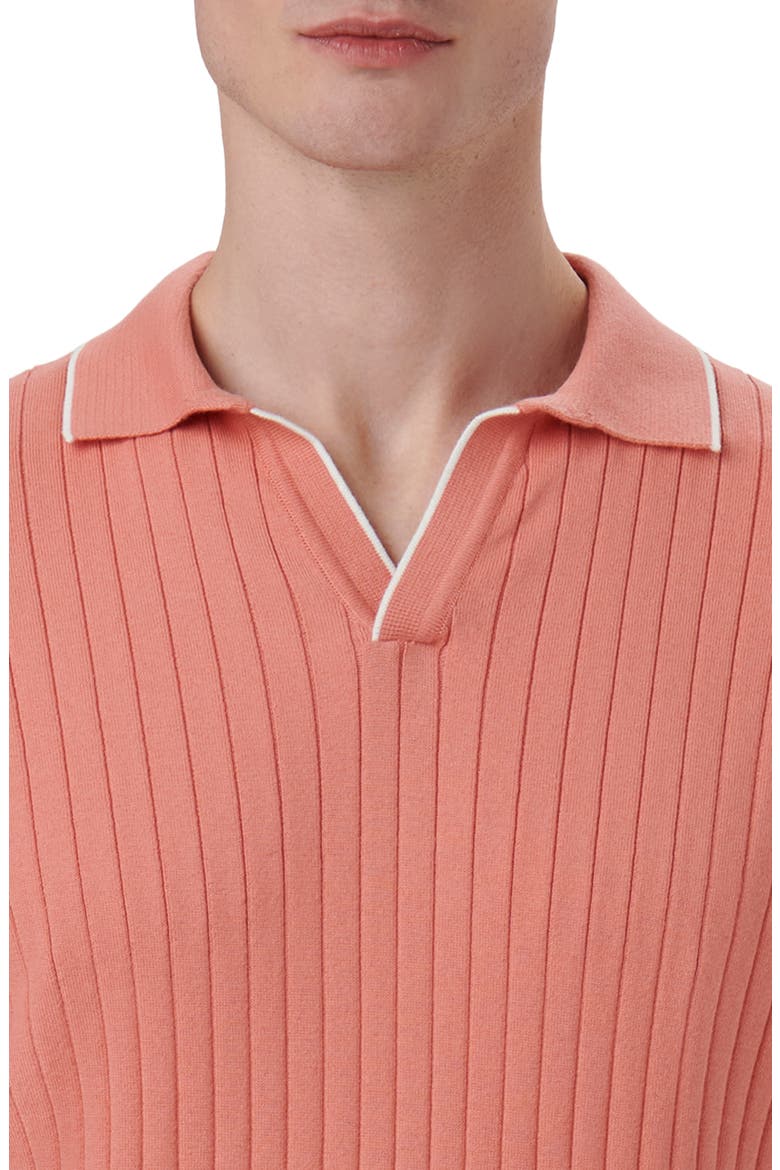 Johnny Collar Sweater, Alternate, color, SALMON