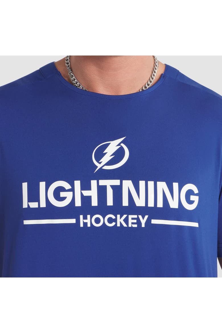 Men's Fanatics Blue Tampa Bay Lightning Authentic Pro Rink Tech T-Shirt, Alternate, color, Blue