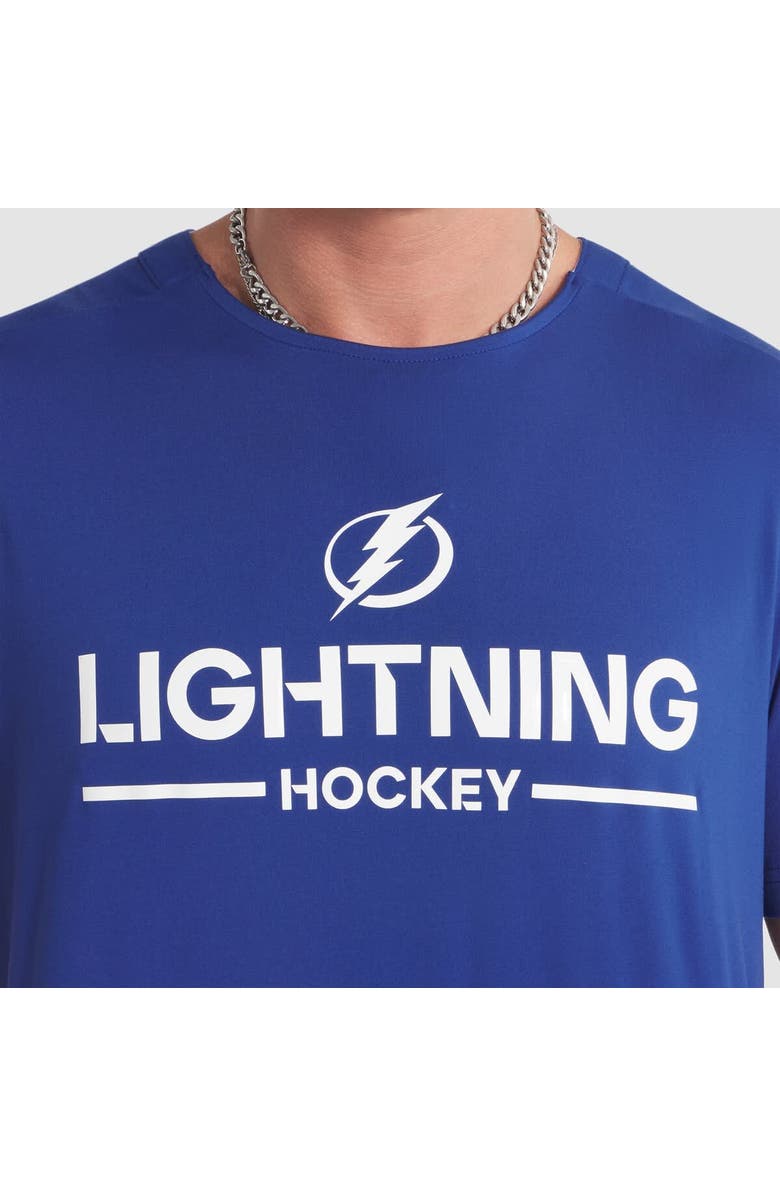 FANATICS Men's Fanatics Blue Tampa Bay Lightning Authentic Pro Rink Tech T-Shirt, Alternate, color, Blue