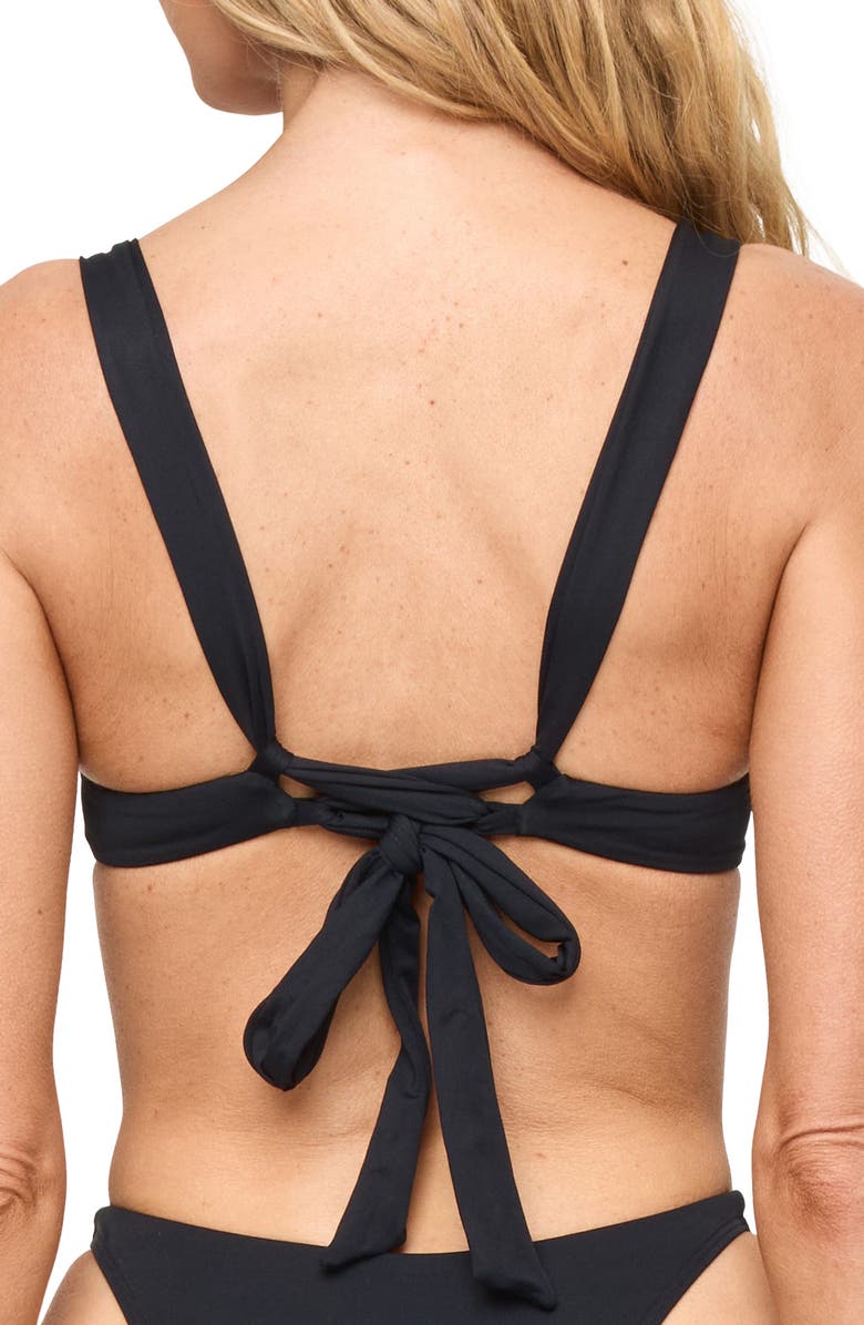 LSPACE Mako Underwire Bikini Top, Alternate, color, Black